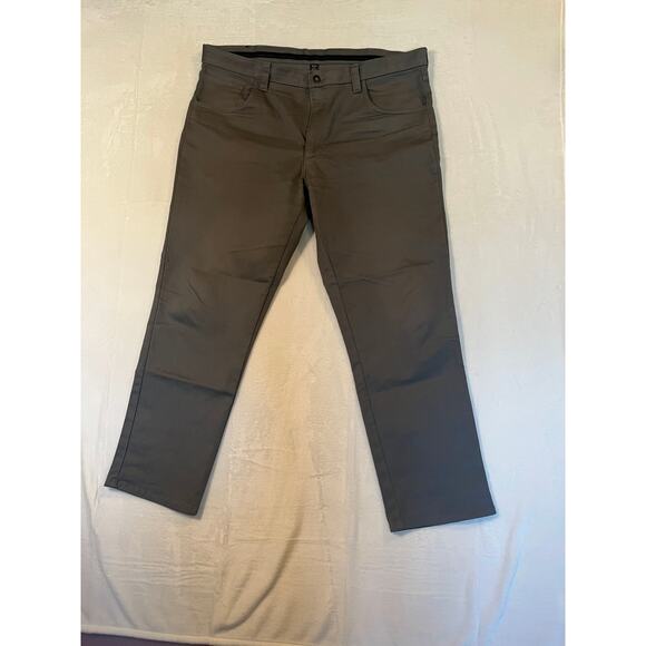 Van Heusen 5 Pocket Stretch Mens Pants 38x30 Gray - Picture 1 of 10